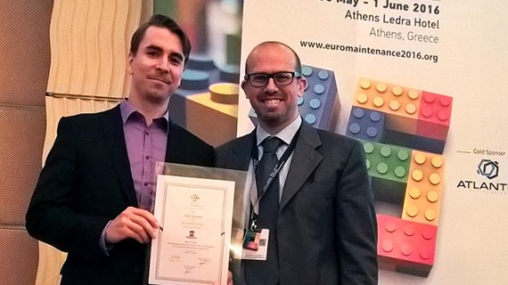 Ville Ilmonen from Caverion won a European thesis competition